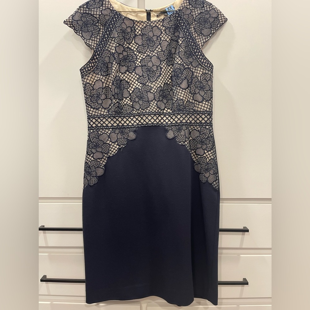 Antonio Melani knee length dress. Size 10. Worn only once.In excellent condition